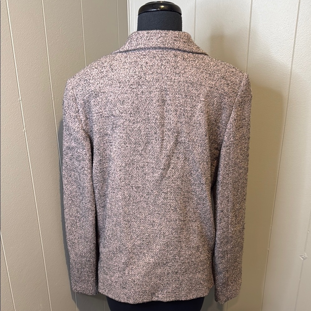 Z J’Envie Sport New York Women's 12 Tweed Open Jacket - Pink/Purple - Picture 5 of 6